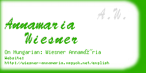 annamaria wiesner business card